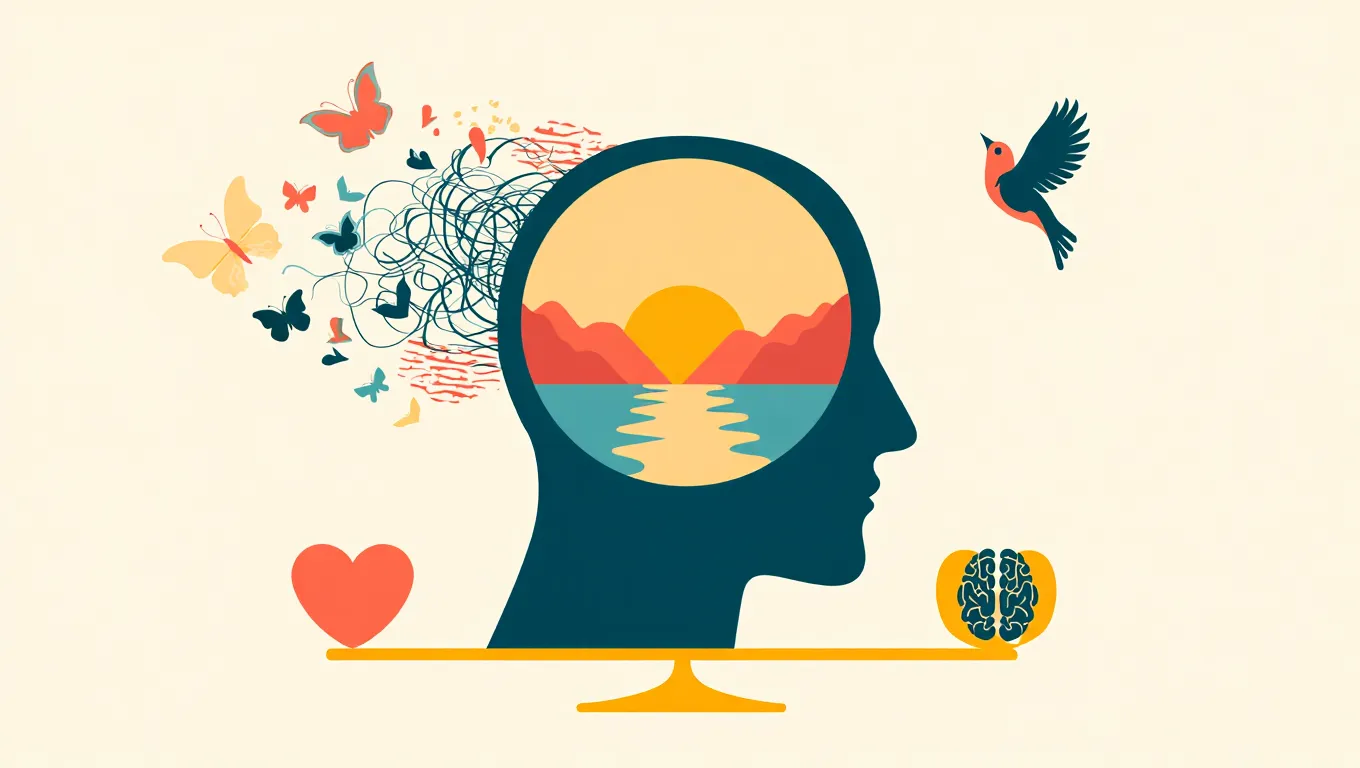 Ravitsemuksen tasapaino kuvitus